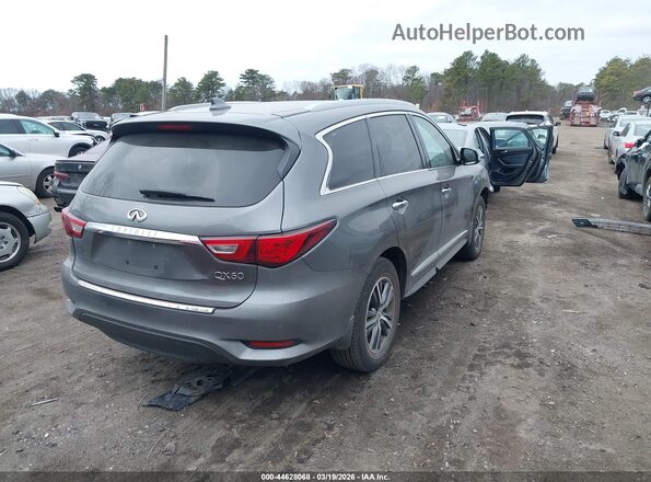 5N1DL0MM9HC546680 2017 INFINITI QX60 Gray Trasero derecho