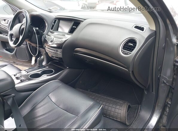 5N1DL0MM9HC546680 2017 INFINITI QX60 Gray Vista interior delantera