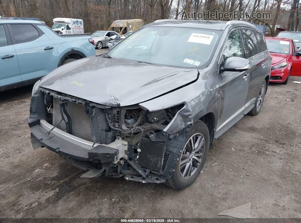 5N1DL0MM9HC546680 2017 INFINITI QX60 Gray Vista frontal