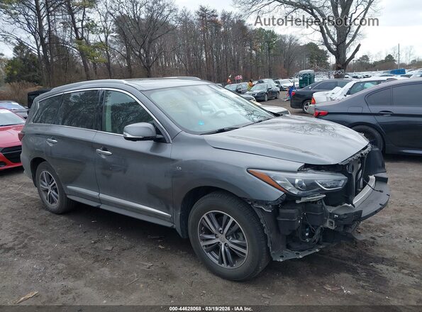 5N1DL0MM9HC546680 2017 INFINITI QX60 Gray Vista interior trasera
