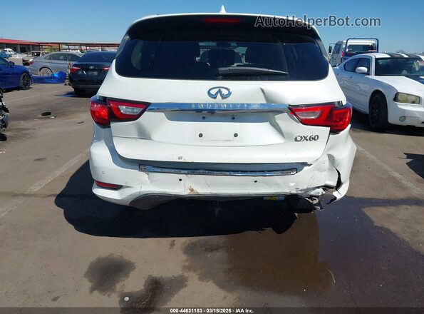 5N1DL0MMXHC529306 2017 INFINITI QX60 White Դիմացի տեսք