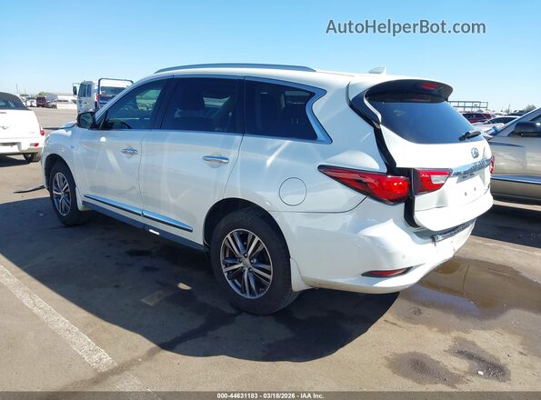 5N1DL0MMXHC529306 2017 INFINITI QX60 White Հետևի ձախ