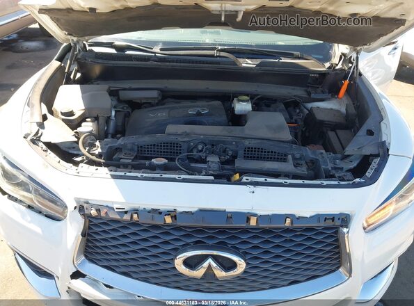 5N1DL0MMXHC529306 2017 INFINITI QX60 White Հետևի տեսք