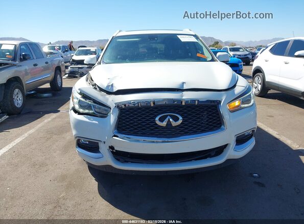 5N1DL0MMXHC529306 2017 INFINITI QX60 White Սալոնի հետևի տեսք