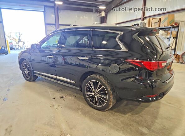 5N1DL0MMXHC545554 2017 INFINITI QX60 Black Հետևի ձախ