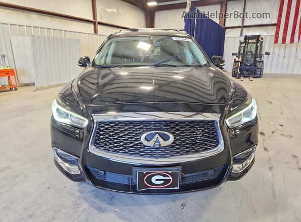 5N1DL0MMXHC545554 2017 INFINITI QX60 Black Դիմացի տեսք