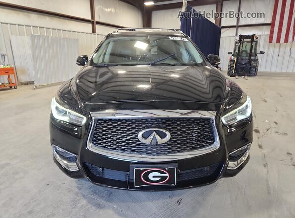 5N1DL0MMXHC545554 2017 INFINITI QX60 Black Սալոնի 360 աստիճան տեսք