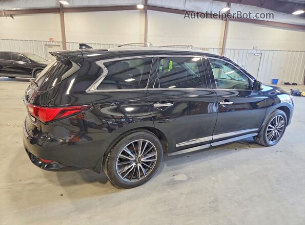 5N1DL0MMXHC545554 2017 INFINITI QX60 Black Հետևի աջ