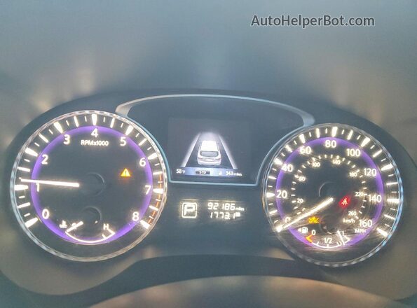 5N1DL0MN0KC526074 2019 INFINITI QX60 White Սարքավորումների վահանակի տեսք