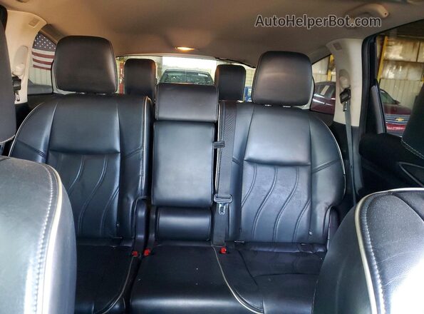 5N1DL0MN0KC526074 2019 INFINITI QX60 White Հետևի նստատեղերի տեսք