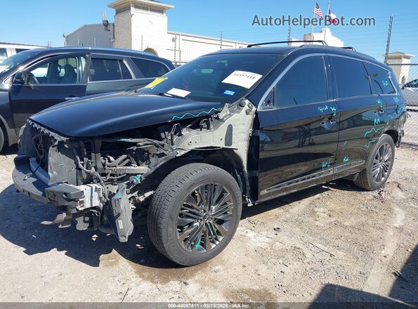 5N1DL0MN0KC527595 2019 INFINITI QX60 Черный Передняя левая четверть