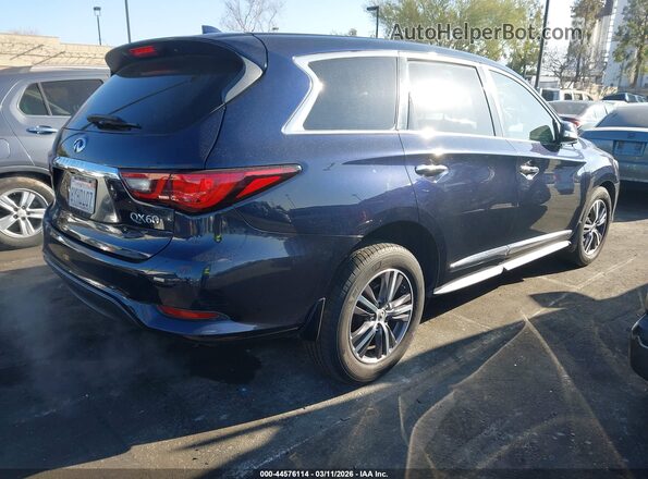 5N1DL0MN1JC532187 2018 INFINITI QX60 Blue უკანა მარჯვენა