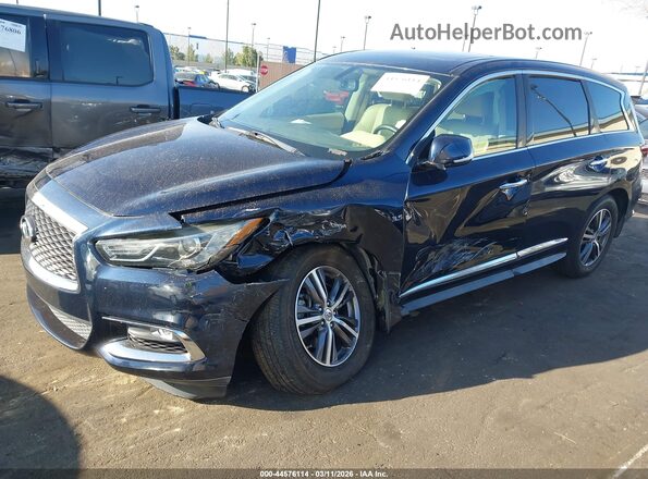 5N1DL0MN1JC532187 2018 INFINITI QX60 Blue წინა ხედი