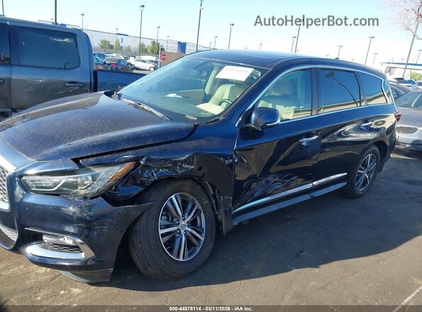 5N1DL0MN1JC532187 2018 INFINITI QX60 Blue სალონის 360-გრადუსიანი ხედი