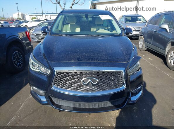 5N1DL0MN1JC532187 2018 INFINITI QX60 Blue ხელსაწყოთა პანელის ხედი