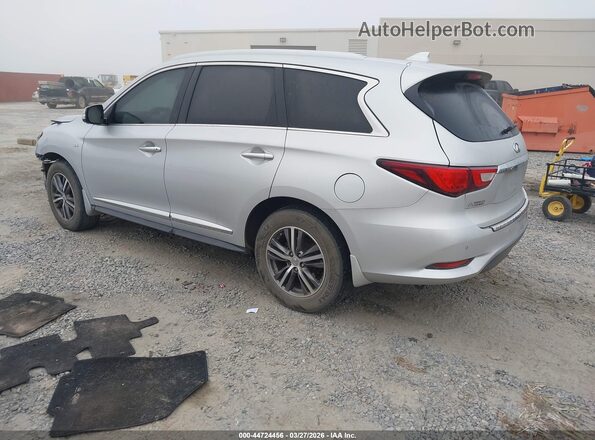 5N1DL0MN2HC555102 2017 INFINITI QX60 Silver Rear left