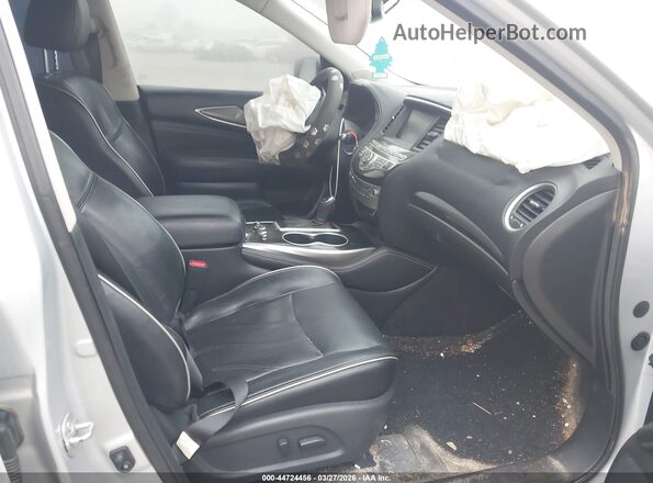 5N1DL0MN2HC555102 2017 INFINITI QX60 Silver Front interior view