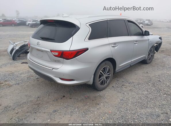 5N1DL0MN2HC555102 2017 INFINITI QX60 Silver Rear right