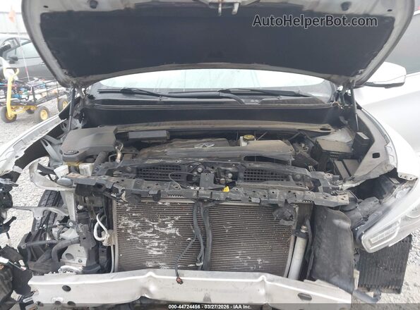 5N1DL0MN2HC555102 2017 INFINITI QX60 Silver Rear view