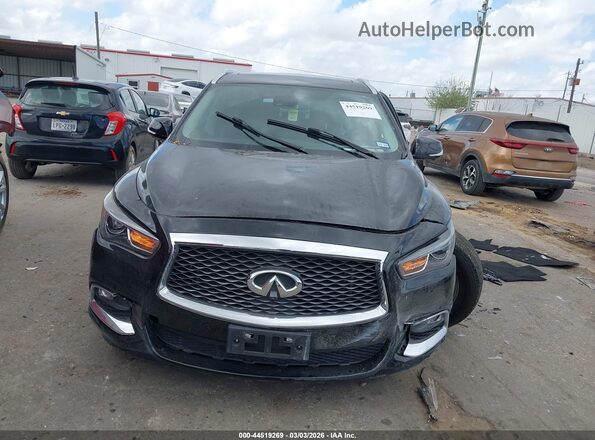 5N1DL0MN3LC514423 2020 INFINITI QX60 Black Вид щитка приладів