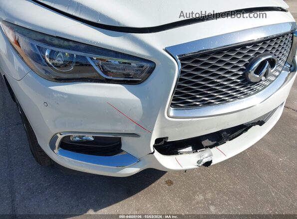 5N1DL0MN3LC537992 2020 INFINITI QX60 White Vista frontal