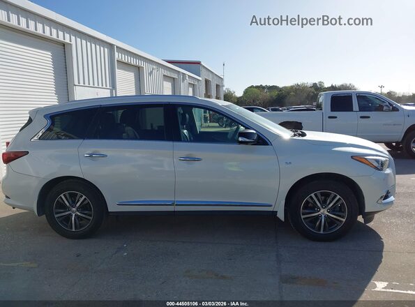5N1DL0MN3LC537992 2020 INFINITI QX60 White Vista interior trasera