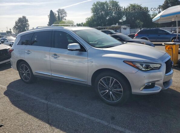 5N1DL0MN6KC501504 2019 INFINITI QX60 Серебряный Передняя правая четверть