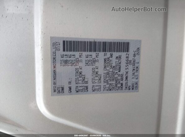 5N1DL0MN7HC556682 2017 INFINITI QX60 Silver Widok komory silnika