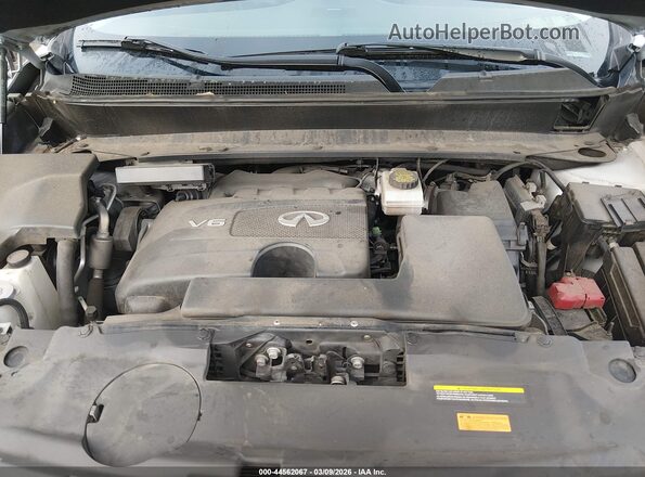 5N1DL0MN7HC556682 2017 INFINITI QX60 Silver Widok z tyłu