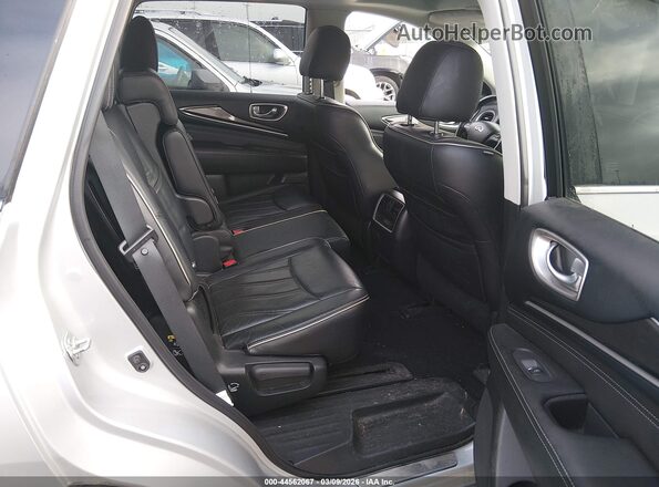 5N1DL0MN7HC556682 2017 INFINITI QX60 Silver Widok naklejki z numerem VIN