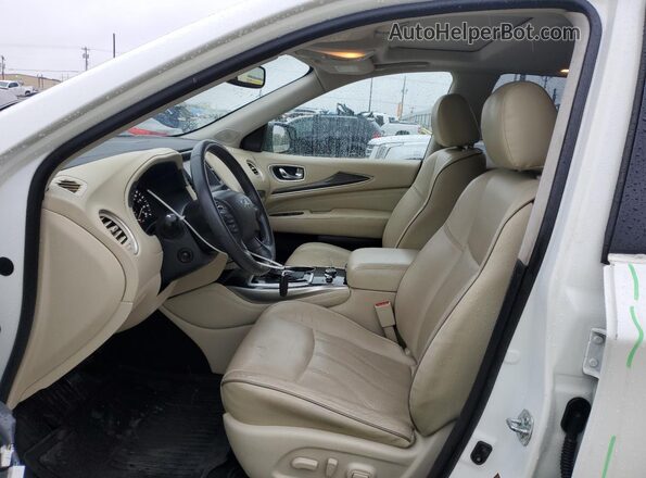 5N1DL0MN7JC516964 2018 INFINITI QX60 White Սալոնի դիմացի տեսք