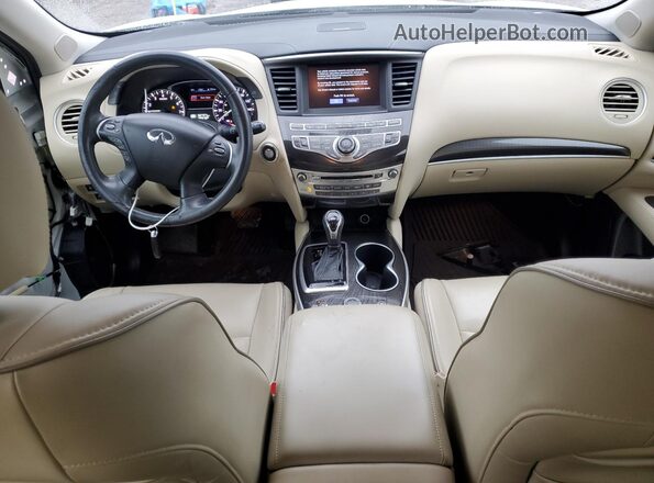 5N1DL0MN7JC516964 2018 INFINITI QX60 White Առջևի վահանակի տեսք