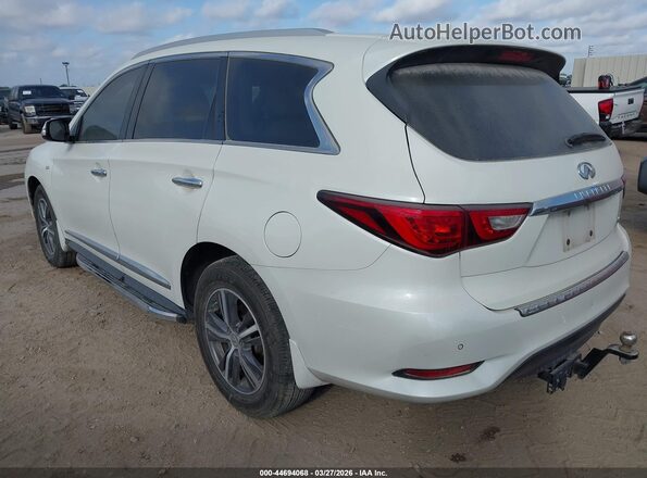 5N1DL0MN9HC540256 2017 INFINITI QX60 White Trasero izquierdo