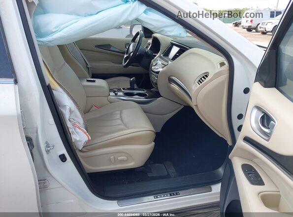 5N1DL0MN9HC540256 2017 INFINITI QX60 White Vista interior delantera
