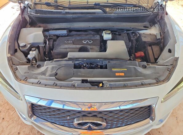 5N1DL0MN9JC509627 2018 INFINITI QX60 White Engine compartment view