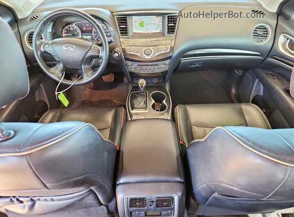 5N1DL0MN9JC509627 2018 INFINITI QX60 White Dashboard view