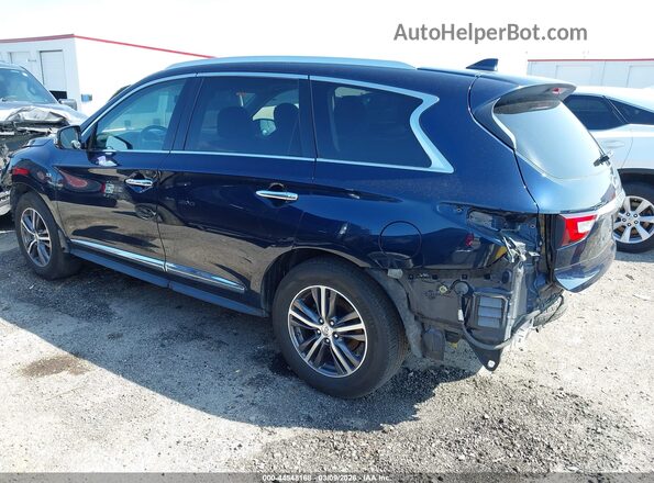 5N1DL0MNXHC527824 2017 INFINITI QX60 Dark Blue Trasero izquierdo