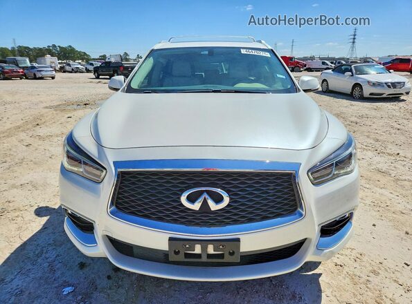5N1DL0MNXJC511824 2018 INFINITI QX60 White Դիմացի տեսք