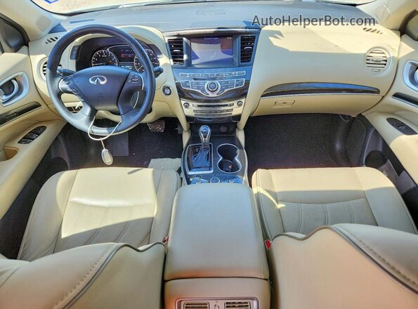 5N1DL0MNXJC511824 2018 INFINITI QX60 White Առջևի վահանակի տեսք