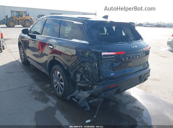 5N1DL1ER0PC369922 2023 INFINITI QX60 Black Задня ліва чверть