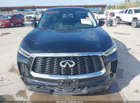 5N1DL1ER0PC369922 2023 INFINITI QX60 Black Вид щитка приладів