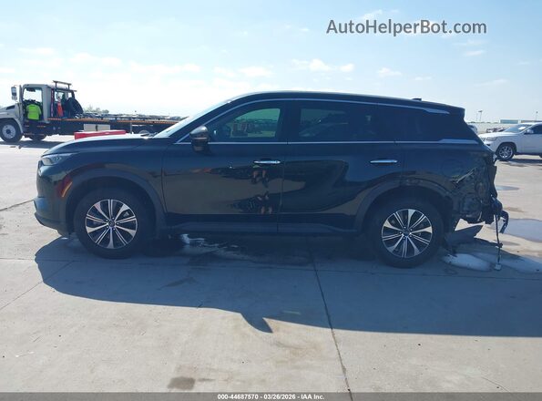 5N1DL1ER0PC369922 2023 INFINITI QX60 Black Панорамний вид салону 360°