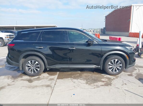 5N1DL1ER0PC369922 2023 INFINITI QX60 Black Вид задньої частини салону