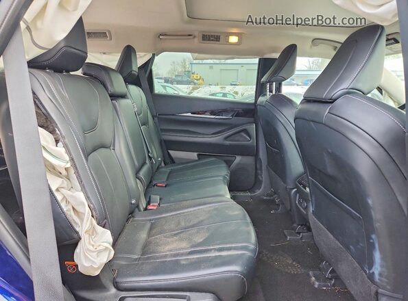 5N1DL1ES8PC370674 2023 INFINITI QX60 Blue Rear interior view