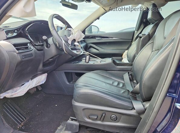 5N1DL1ES8PC370674 2023 INFINITI QX60 Blue Front interior view