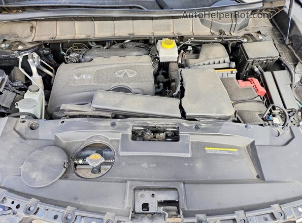 5N1DL1ES8PC370674 2023 INFINITI QX60 Blue Engine compartment view