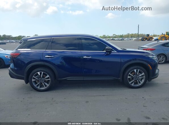 5N1DL1FR6PC347258 2023 INFINITI QX60 Blue Вид задньої частини салону