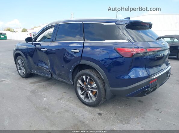 5N1DL1FR6PC347258 2023 INFINITI QX60 Blue Задня ліва чверть
