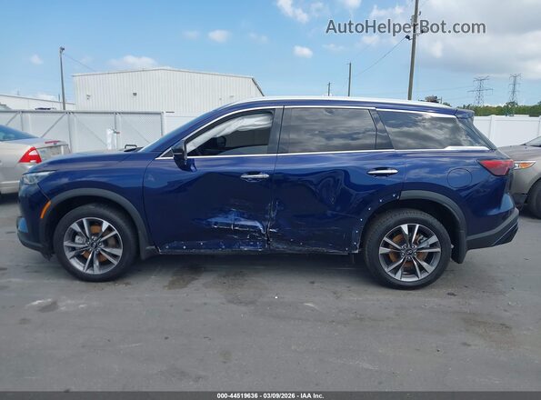 5N1DL1FR6PC347258 2023 INFINITI QX60 Blue Панорамний вид салону 360°