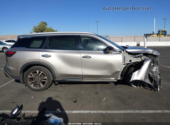 5N1DL1FR9PC351689 2023 INFINITI QX60 Silver Rear interior view